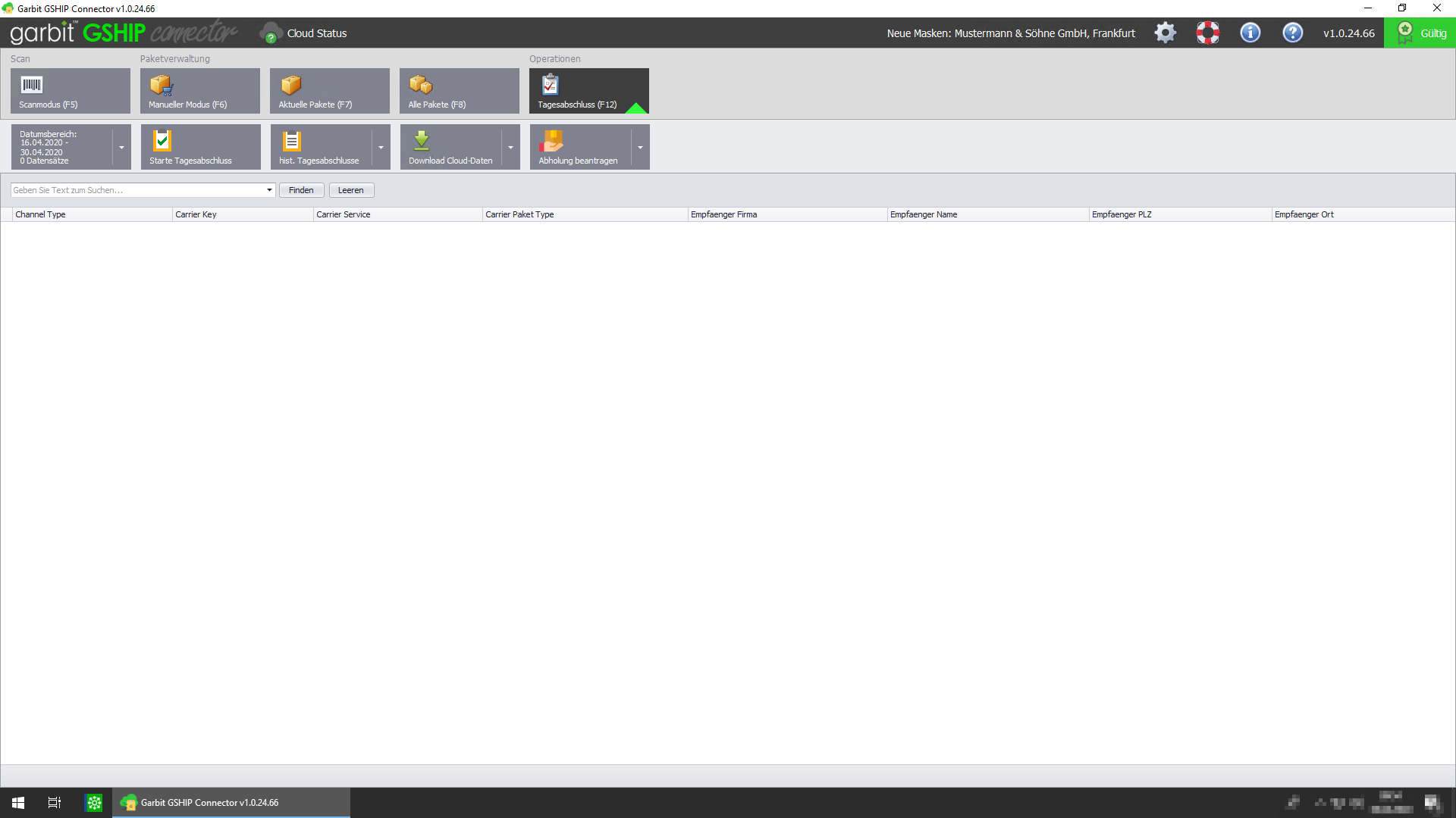 Garbit Shipcloud Connector 