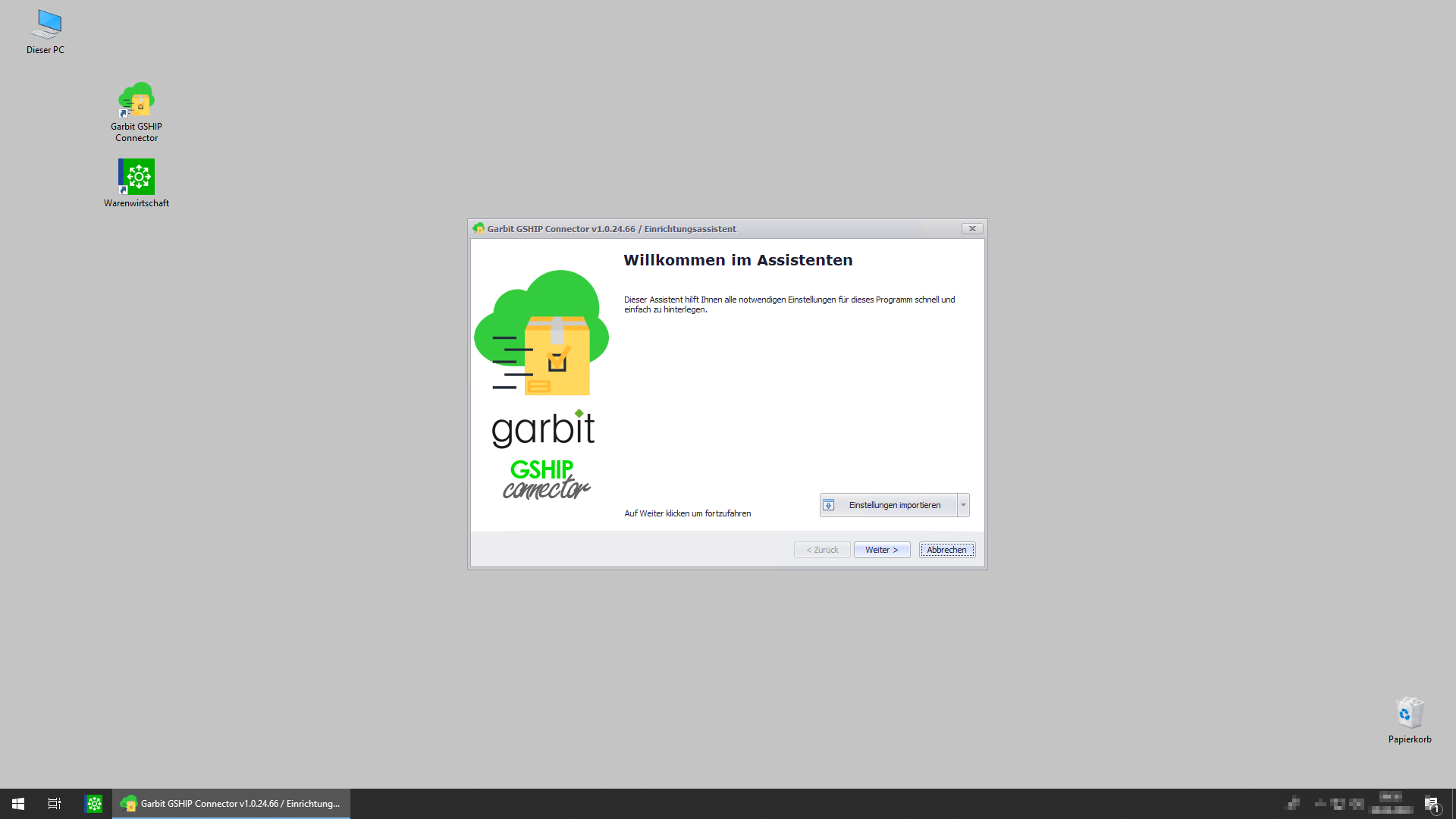 Garbit Shipcloud Connector 