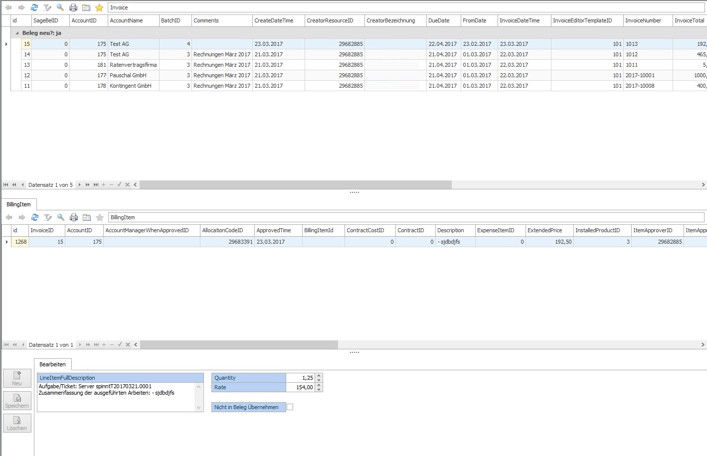 Inosys Autotask Schnittstelle