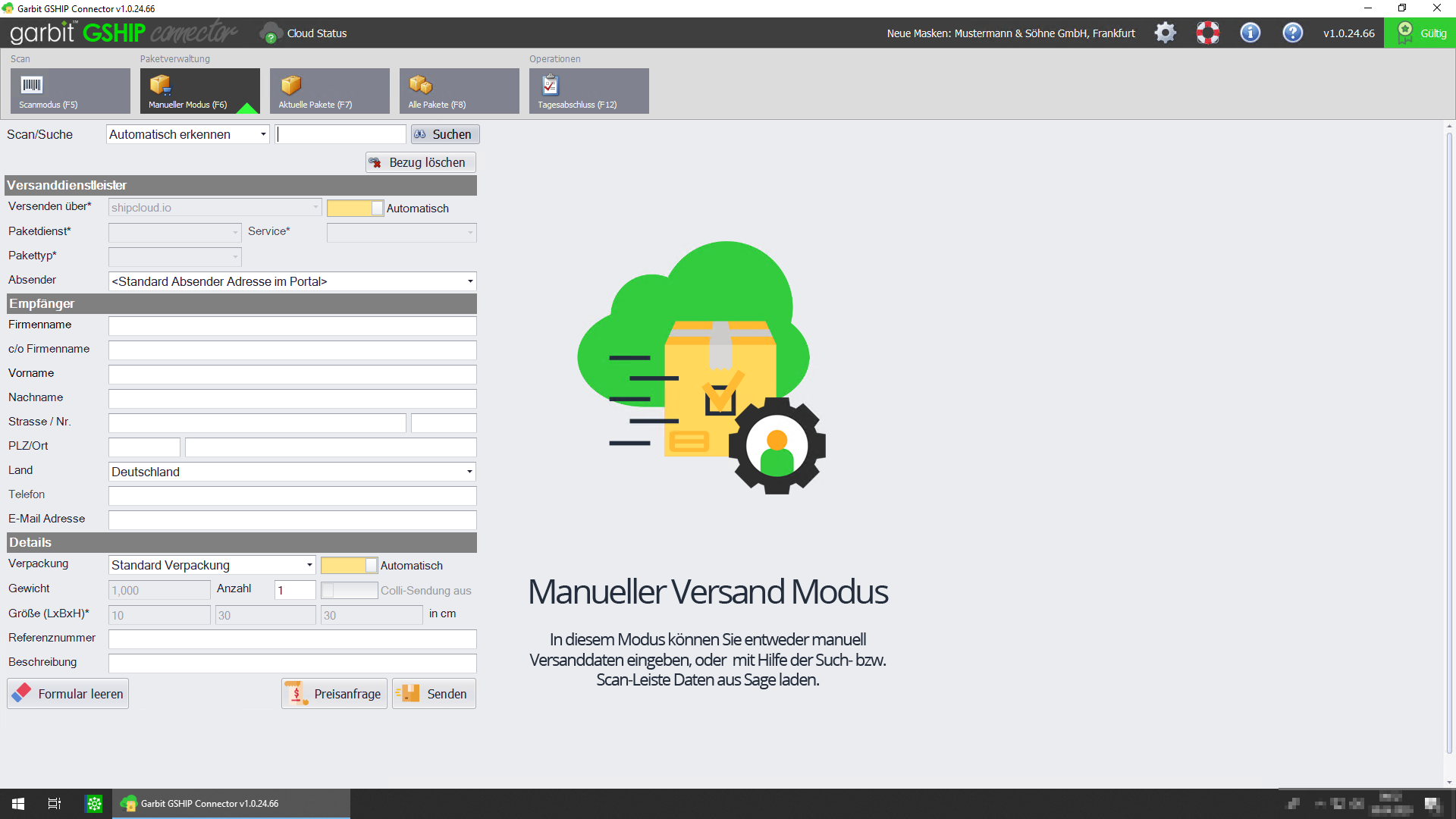 Garbit Shipcloud Connector 